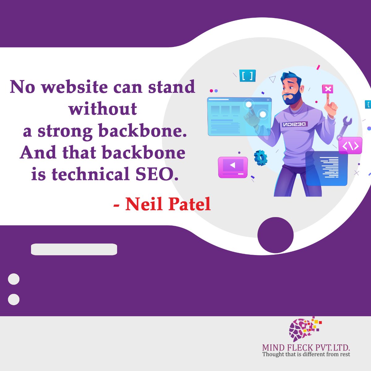 MindFleck's tweet photo. Technical SEO is what allows search engines to know that you have a website of high value ! 

Contact Us
Phone: +91- 9620330099
DM: hello@mindfleck.com
For More Details:
https://t.co/sK9enmnXwQ

#seo #digitalmarketing #marketing #mindfleckpvtltd https://t.co/Mu8oE47hJE