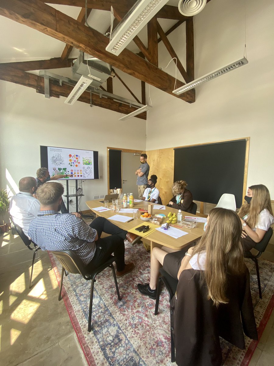 Design_Ventura's tweet image. The first product development meeting  for Sow Beautiful took place today with the student team from @HeckGrammar and the designers @StudioTDH at @Castleton_Mill in Leeds. @HeckyDT