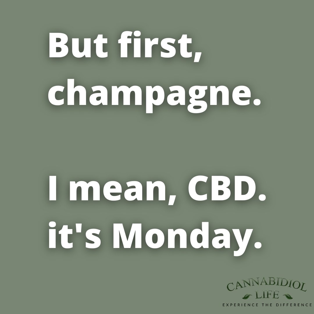 CannabidiolLife's tweet photo. 🤣 Are you still wishing it was the weekend or what?
*
*
*
#cbd #cbdquotes #quotesoflife #cbdoilproducts #cbdfamily #cbdculture #cbdinfo #cbdwholesale #cbdbusiness #cbdlove #cbdlifestyle #hempcbd https://t.co/RgByNh3g62