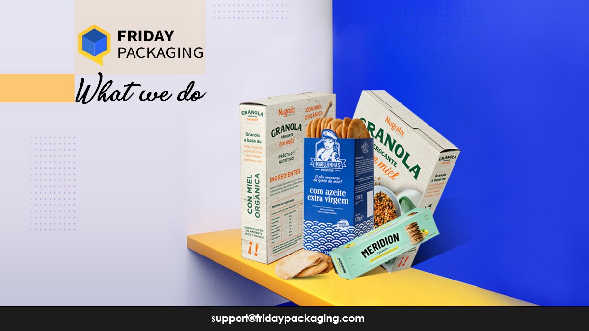 FridayPackaging's tweet image. Our team of designers create custom boxes, which make your product the star attraction when it is on display.

🌐bit.ly/2UucAxE
👉support@fridaypackaging.com

#customboxpackaging #cosmetics #CustomCosmeticBoxes #cosmeticpackaging  #cosmeticsindustry #FridayPackaging