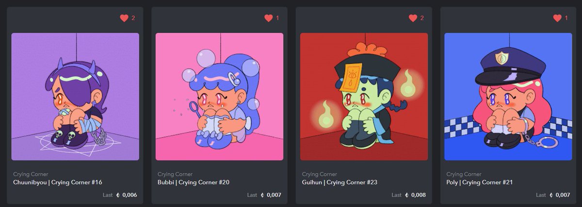 adreisETH's tweet image. Got four cry baby's from @ggggingerbutnft now! 💕

Checkout her beautiful collection Crying Corner opensea.io/collection/cry… ✨