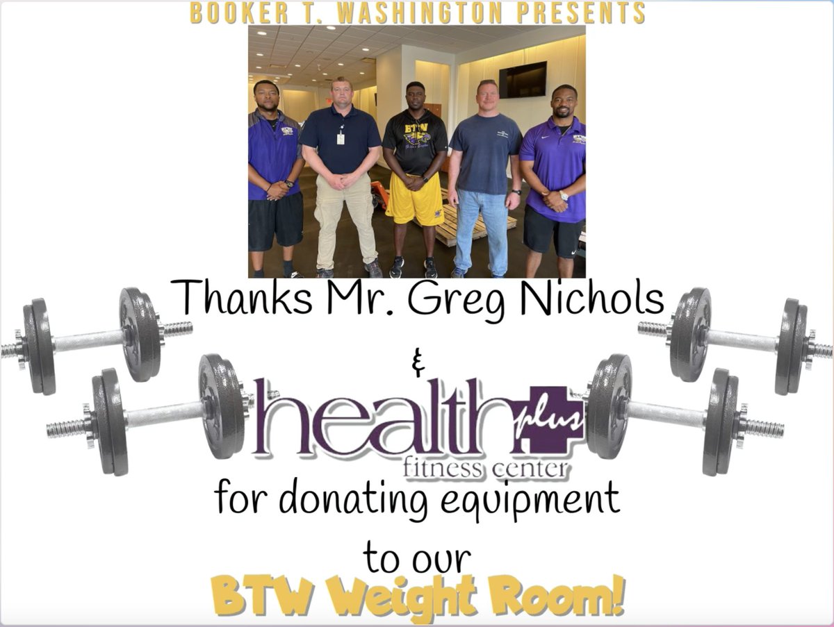 Yes Sir!!! Thanks for the additions to Our Weight Room!!! <a href="/FootballBtw/">BTW FOOTBALL</a> <a href="/CoachLAoneal12/">Lawrence O'Neal</a> 
#NEWDAY #EagleNation #MaconPride