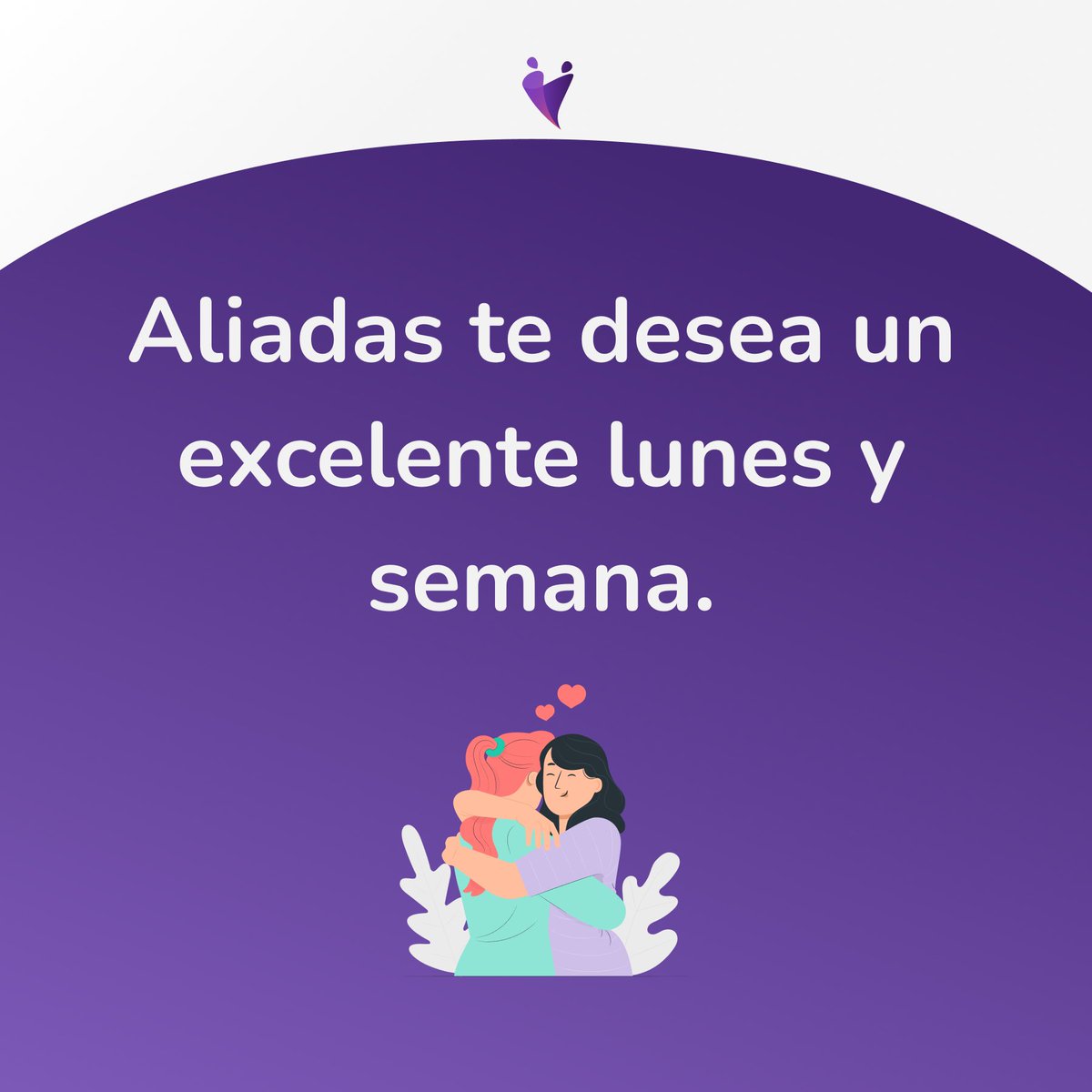 AliadasApp's tweet photo. Buen lunes a todas y todos! Esperamos que esta semana puedan cumplir todos sus objetivos 💪🏼 y mucho ánimo para y éxito para afrontar sus proyectos! 🙌🏼💜 https://t.co/fCcbHg8Vc7