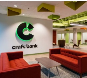 Facilitecusa's tweet photo. [Project Highlight] Craft Bank wanted a high end and colorful modern look that would make them stand out – a very innovative look for a small community bank. Learn more about this project. https://t.co/IAf2K062Xu