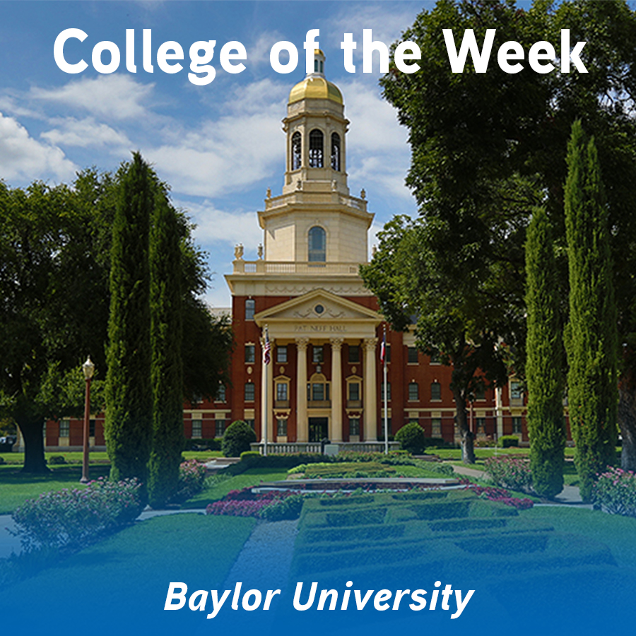 Our College of the Week is Baylor University! It's among the top 5 in Texas. Baylor consistently ranks in the top 100 national doctoral-granting universities in America's Best Colleges
Virtual Tour: youtube.com/watch?v=KOY2dV…
Visit: baylor.edu
#veterans #veteransupport