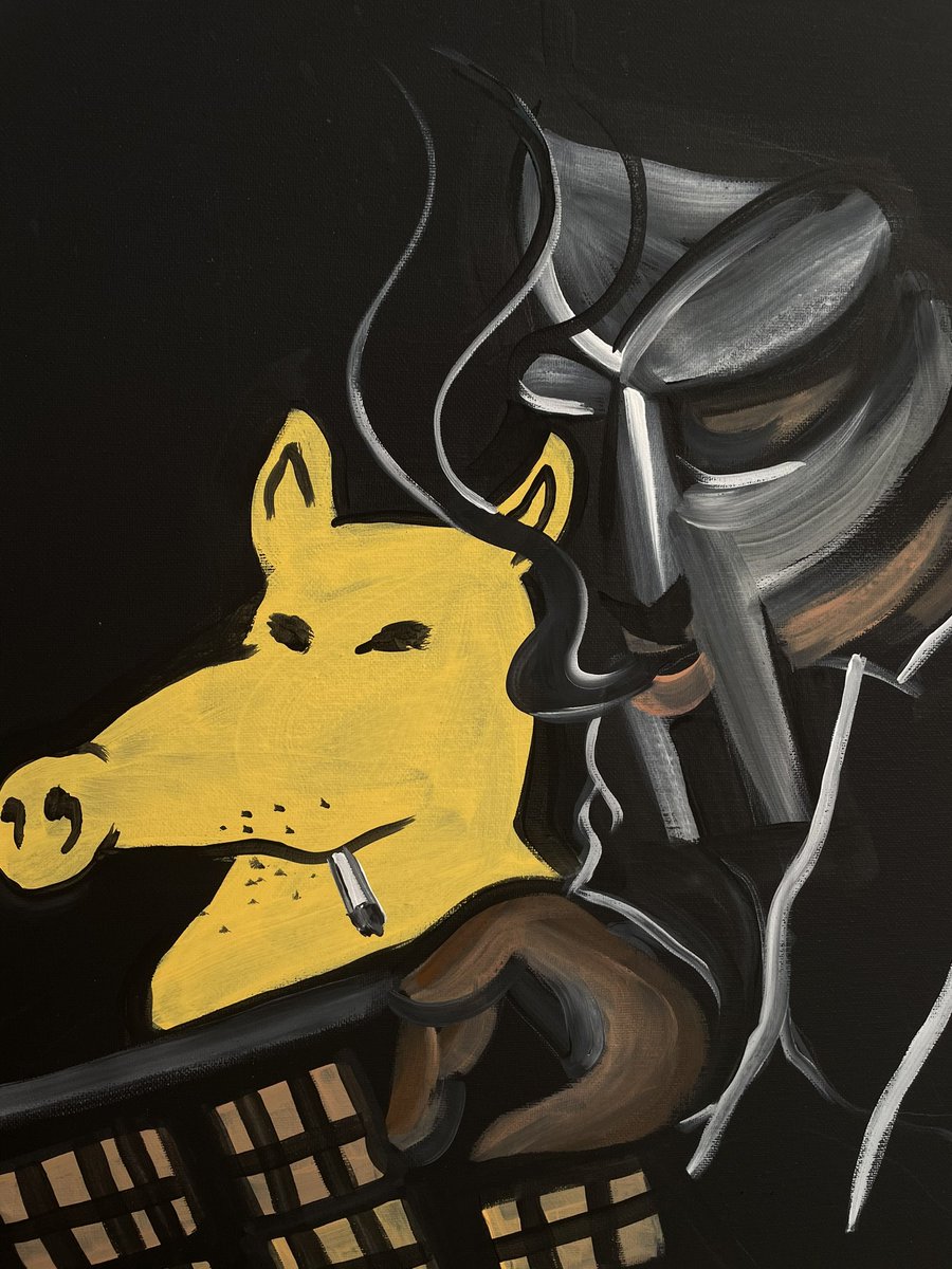 | Quasi and doom on black canvas |