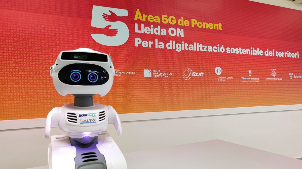 GrupoSalto's tweet photo. Aquest matí, hem participat en l’acte de presentació del #Lab5G de l’àrea de Ponent, un espai que té l’objectiu d’iniciar un projecte d’implantació de tecnologia 5G que permeti la creació de serveis digitals de valor afegit que es puguin estendre per les terres de ponent. https://t.co/4m6iWlcZQh