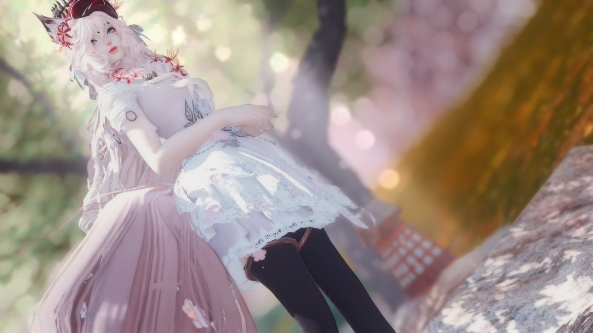 LullabyMoondew's tweet photo. Delicate blossoms in the wind
#GPOSERS #ffxivsnaps #ComfyCornerMods #FayeMods #EorzeaPhotos #glamourdresser https://t.co/x81HJKk3h7