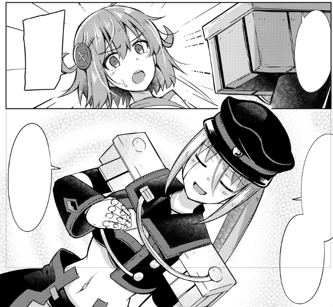 あくおかも描きたいんだけどその前に久しぶりに創作漫画の機人さんに手を付けてるからこっちをお先に( ˘ω˘ ) 