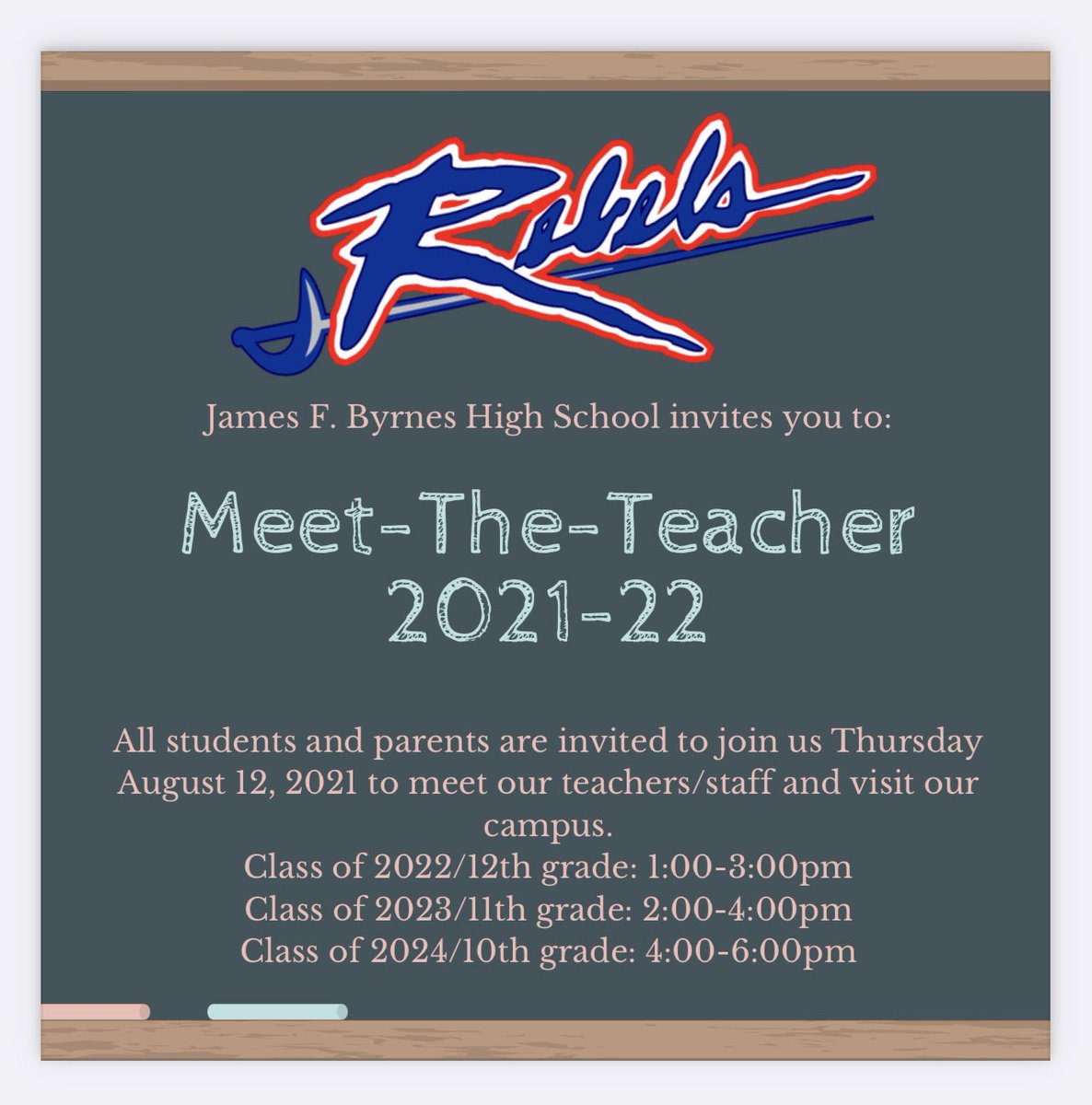 JFBHSRebels's tweet photo. Parents and Students….Mark your calendar!! https://t.co/97KUfNEIdl