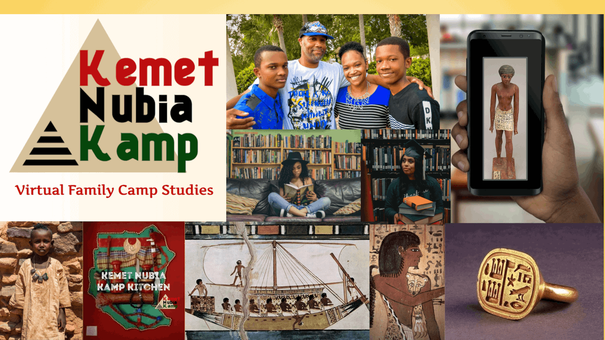 kemetnubiakamp's tweet photo. Kemet Nubia Kamp's Virtual Family Camp will run from August 23rd - September 3, 2021. Stay tuned as tickets will be available shortly with early bird registration discounts. #NileValley #AfricanCentered #Learning #AncientEgypt https://t.co/r480nfNkSw