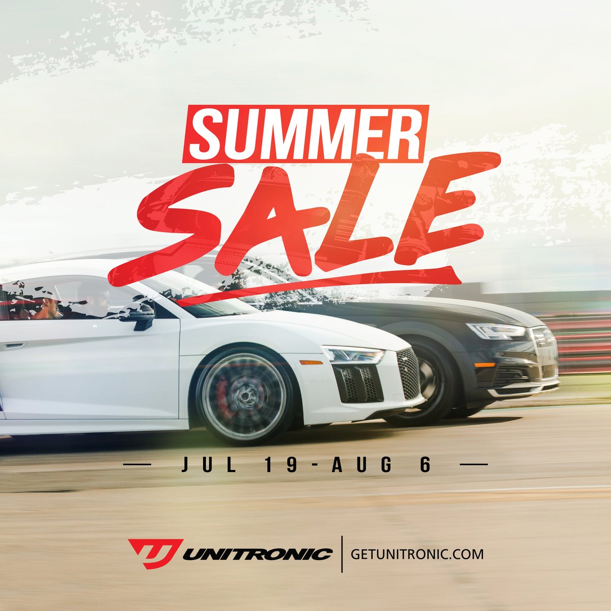 unitronic's tweet image. The Unitronic Summer Sale is on! From now until August 6th, 2021 save 10% or $100 (whichever is the greater discount) on Unitronic Performance Software. 

LEARN MORE: getuni.ca/summer21

#Unitronic  
#GetUnitronic   
#DeliverThePower
