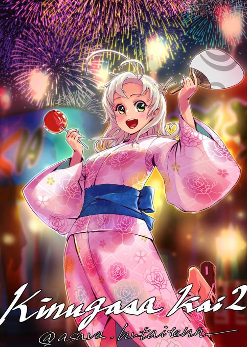 Fleetで募ったイラリク、
夏祭りを楽しむ衣笠さんです!!

ありがとうございました😊

#艦これ #衣笠 #衣笠改二 #夏祭り 