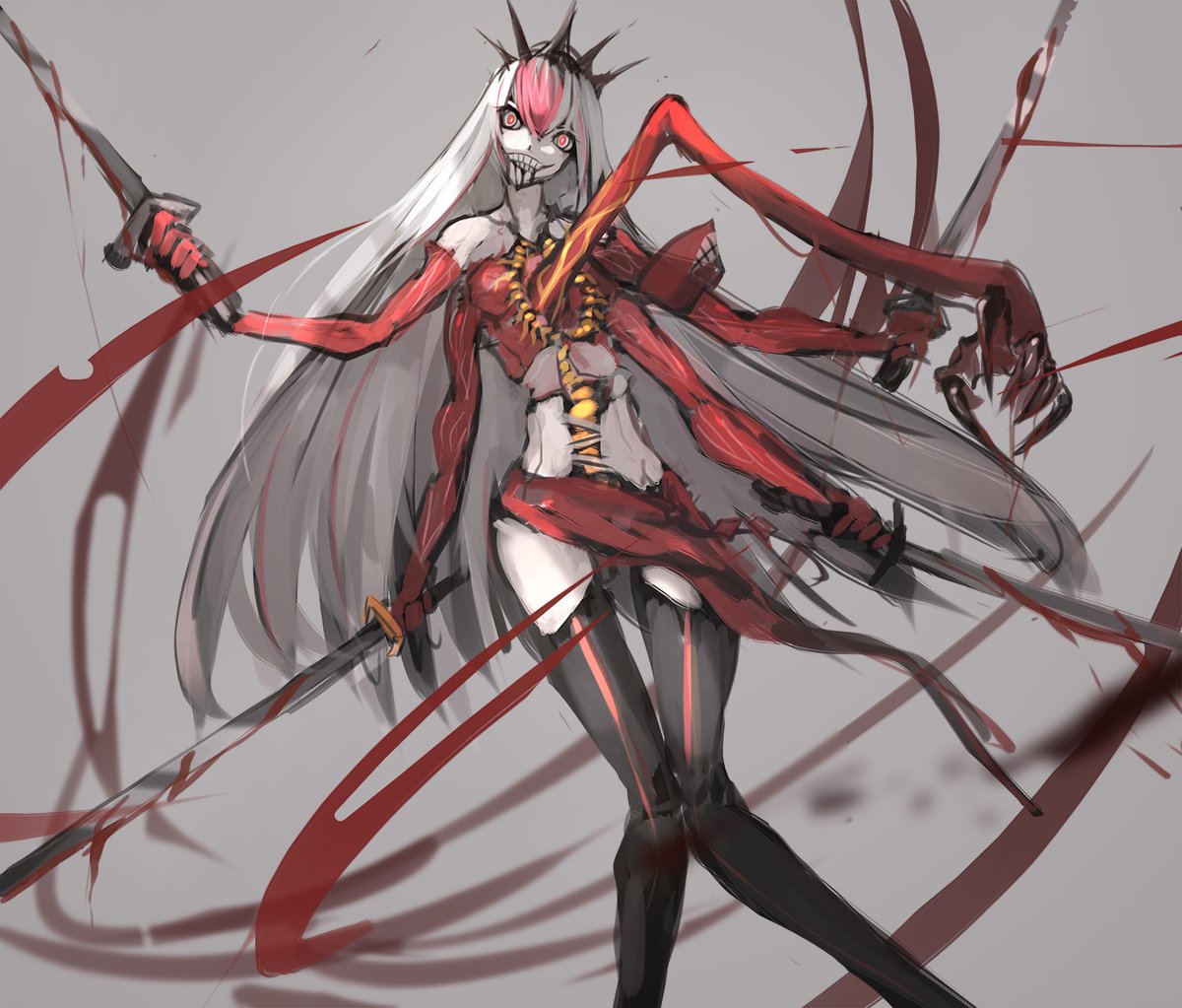 ELINAEMEN特殊個体:ハート喰いのアリエス
とある平和な村に、村長が強盗に殺され、その娘を攫って凌辱して殺された、可哀想な娘が最後の言葉は「私の心臓を...カエセ...」 