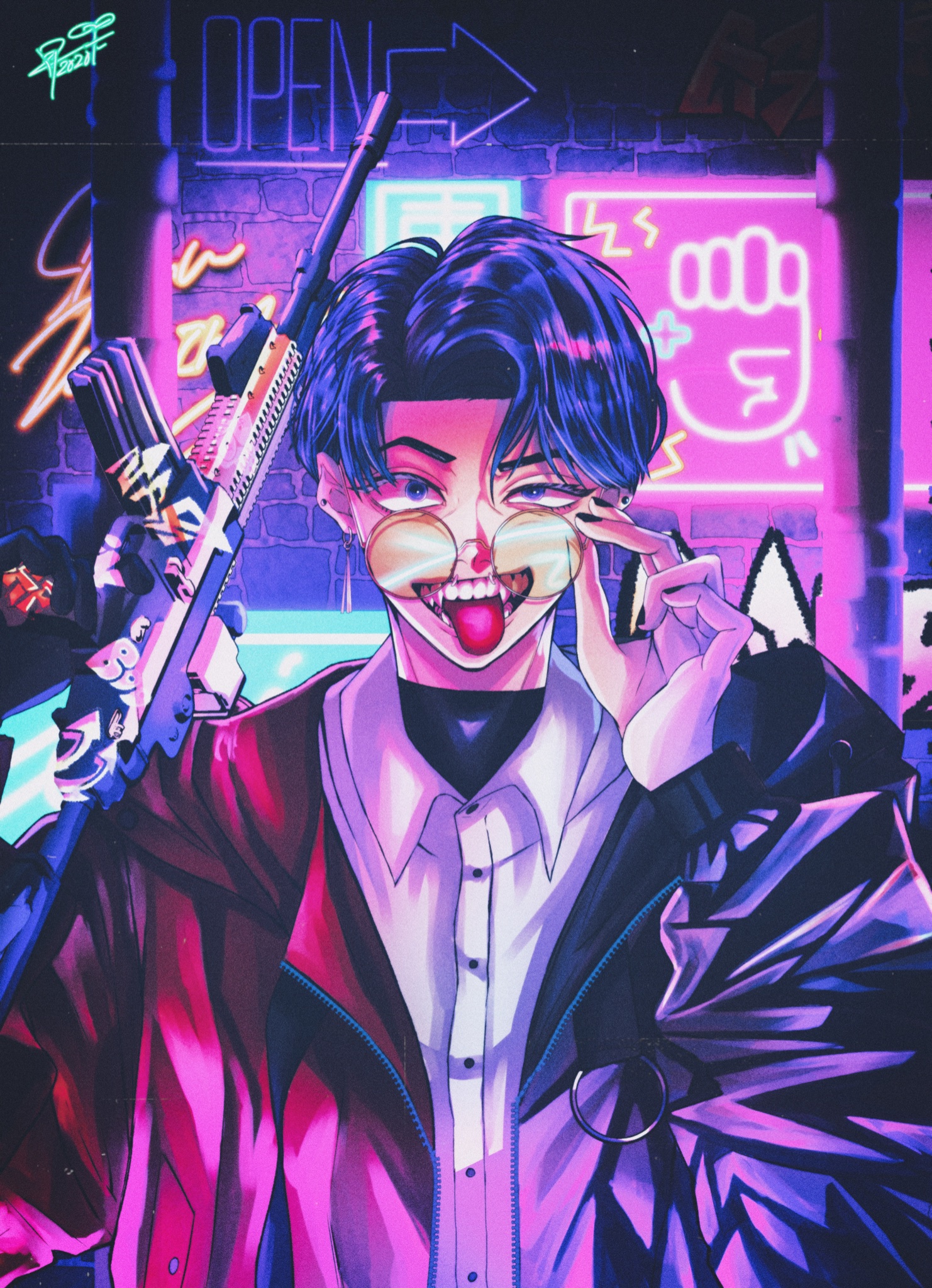 تويتر Cyberfiction展公式アカウント على تويتر 参加イラストレーター紹介 神山すむ Sumutemu 01年生まれ 二次創作マンでしたが最近創作メインに乗り換えました かっこいいをダイレクトに伝えるイラストを描いています かわいいイラストも好きです