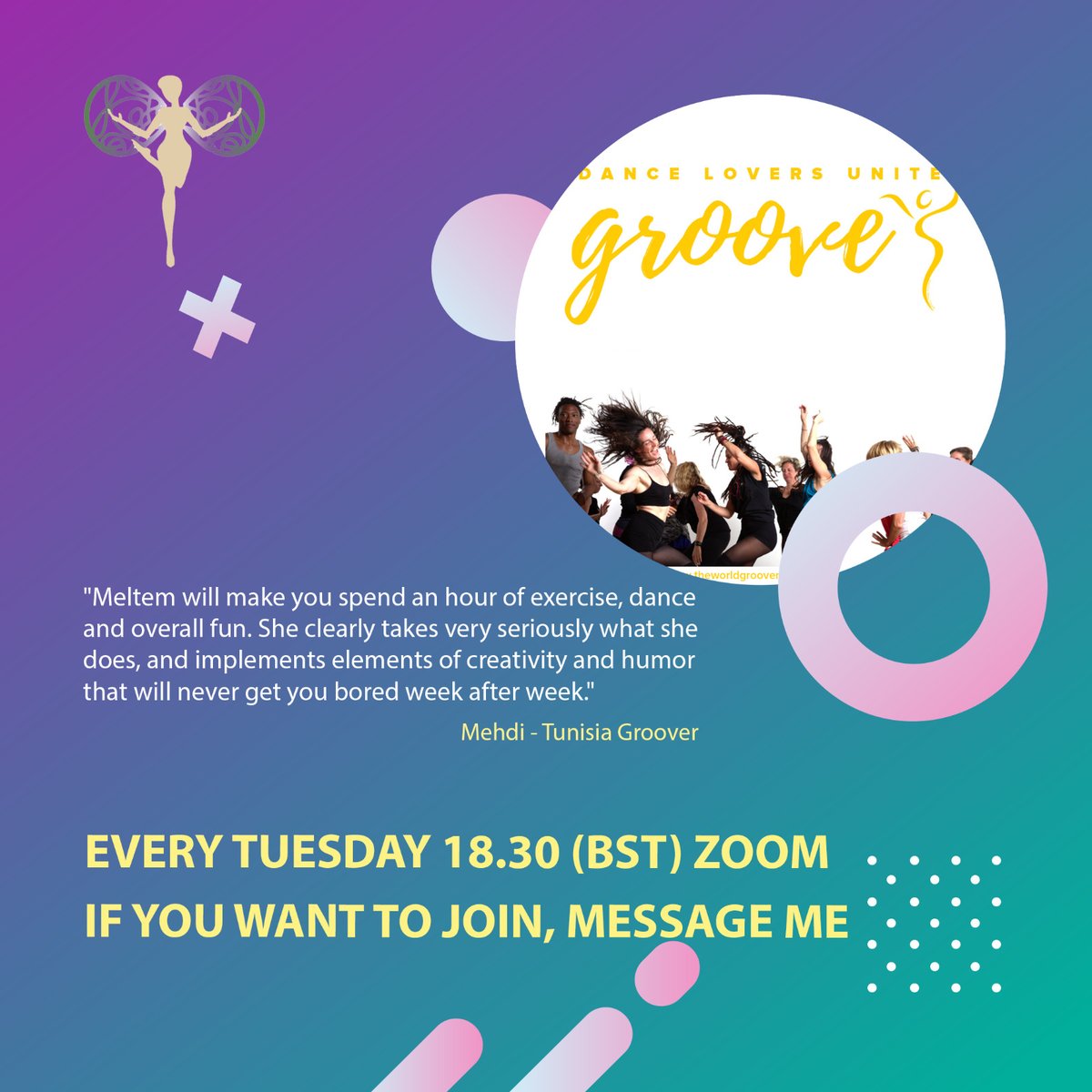MeltemArikan's tweet photo. Let's dance  and enjoy together... #groovemethod #groovedance
#aspie #exercise #fun https://t.co/ue3vaM7yZy