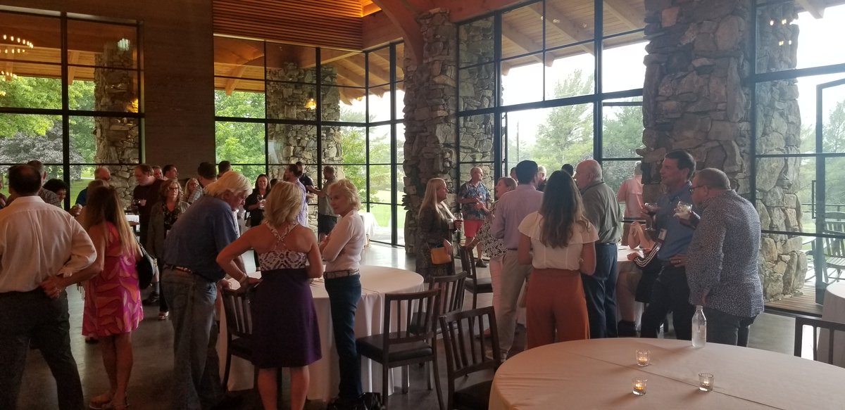 MAPPSorg's tweet photo. Day 1 of the MAPPS Summer Conference 2021 kicked off yesterday! It started with Keynote speaker Gary Thompson, PLS – NC Department of Public Safety and the welcome reception. #mappsinasheville21 https://t.co/WJU63AKbbw