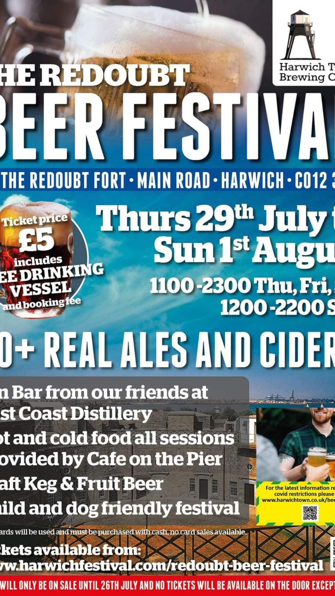 longtimer1964's tweet image. Tickets available until 23:59 this Sunday 25th July
harwichtown.co.uk/beer-festival.… 
Cheers