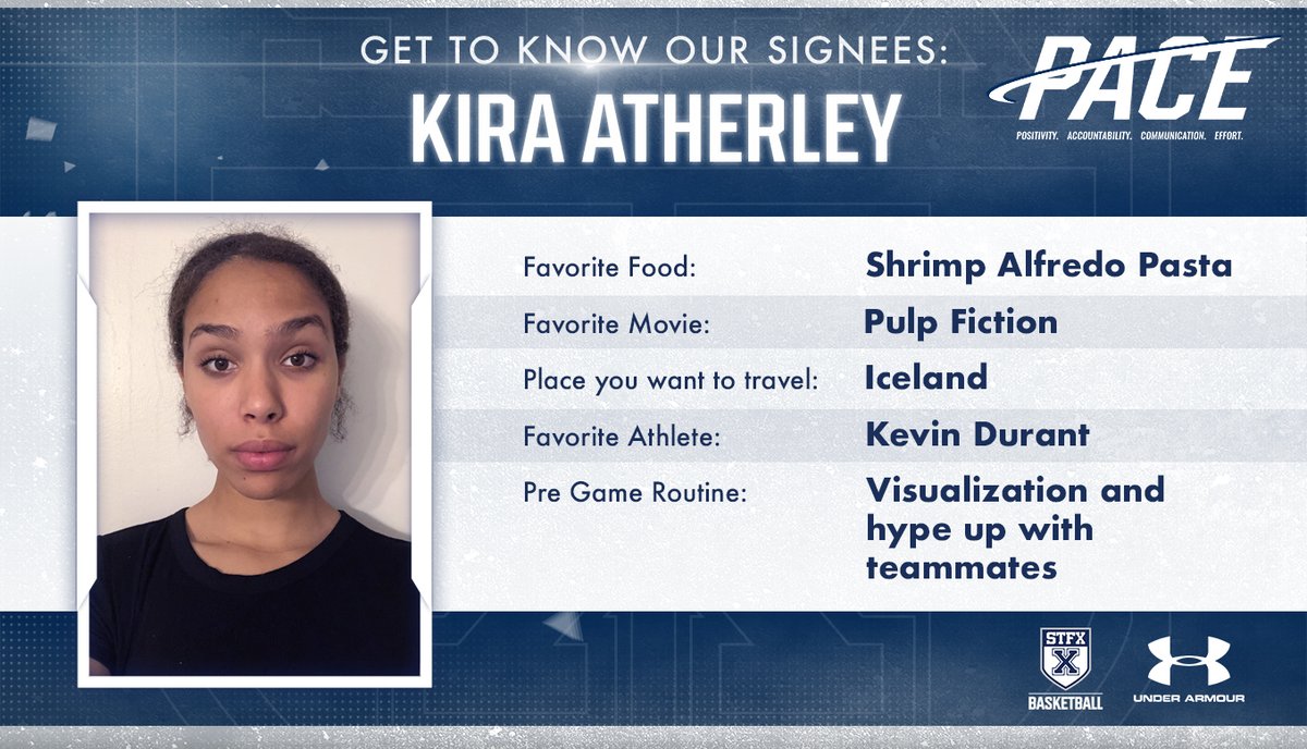 stfx_wbb's tweet photo. Next up is Kira Atherley from Windsor, ON.
Congratulations on becoming an X-Women and welcome to the team Kira!!
#goxgo #ourPACE #stfxwbb #BeUncommon #aus #usport https://t.co/HVw5d1lXpQ