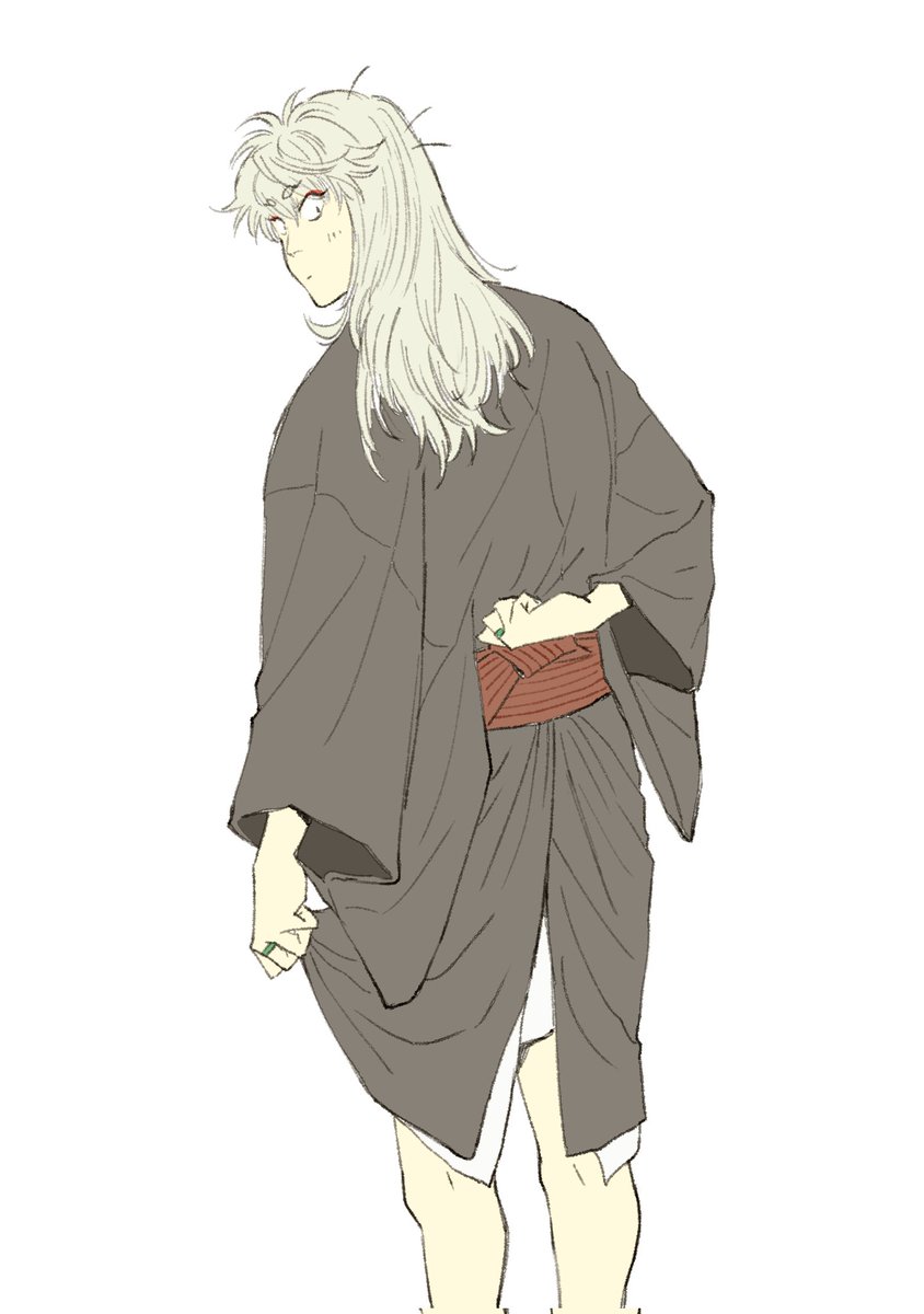 妄想ひとコマ 前も言ったけど馬乗り袴穿いてる奴は老いも若きも尻っぱしょりしてる にん スマホ死亡 のイラスト