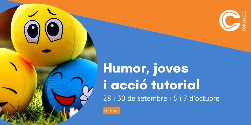 franrojas_com's tweet photo. Treballes amb adolescents? Vols fer-ho amb humor? 
Ja s'han obert les places pel curs 'Humor, joves i acció tutorial' del @ceesc_cat https://t.co/NuS0SzV7ZN https://t.co/xfh9tJuEep