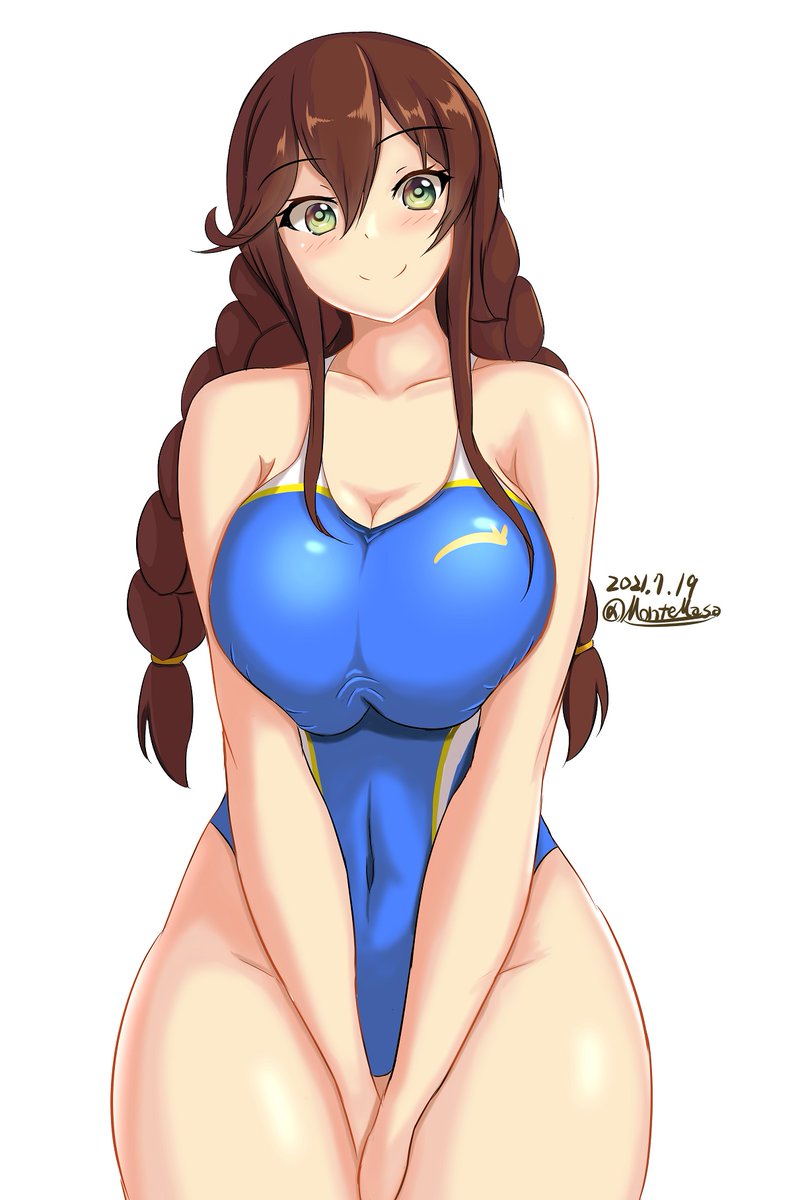 能代(艦これ) 「能代さん
#艦これ版深夜の真剣お絵描き60分一本勝負
#艦これ版真剣お絵描き60」|MONTE@大湊のイラスト