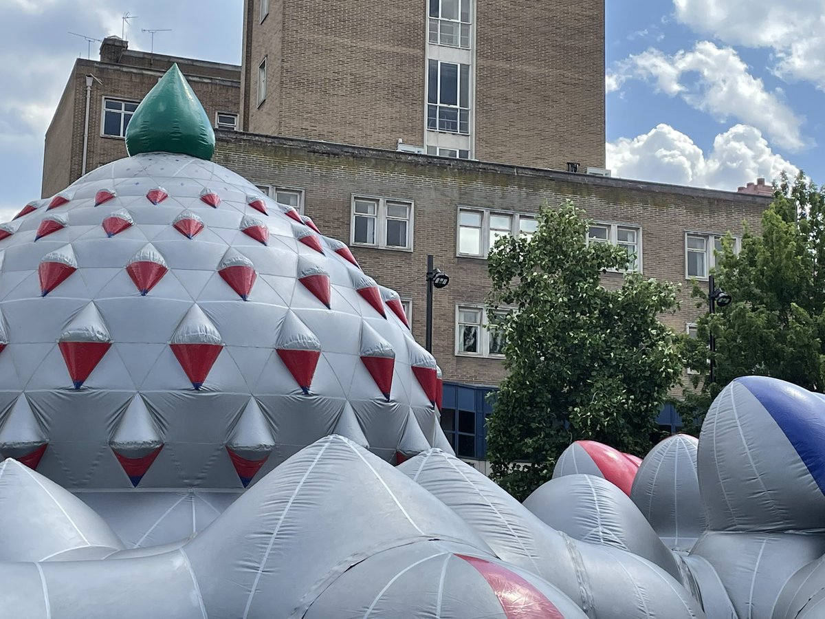 I promise I won’t just fill my timeline with photos over the next few days….. Am so thrilled it’s finally here in Leicester. @BIDLeicester @ArchitectsofAir