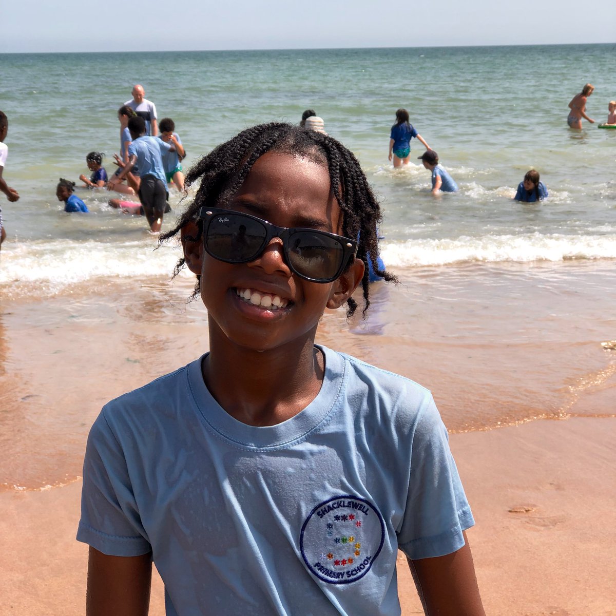 rjmgteach's tweet image. Pure joy from @ShacklewellE8 at the beach today #NWFed