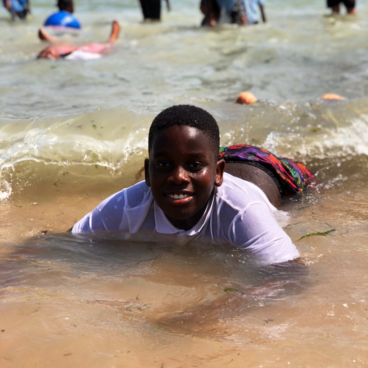 rjmgteach's tweet image. Pure joy from @ShacklewellE8 at the beach today #NWFed