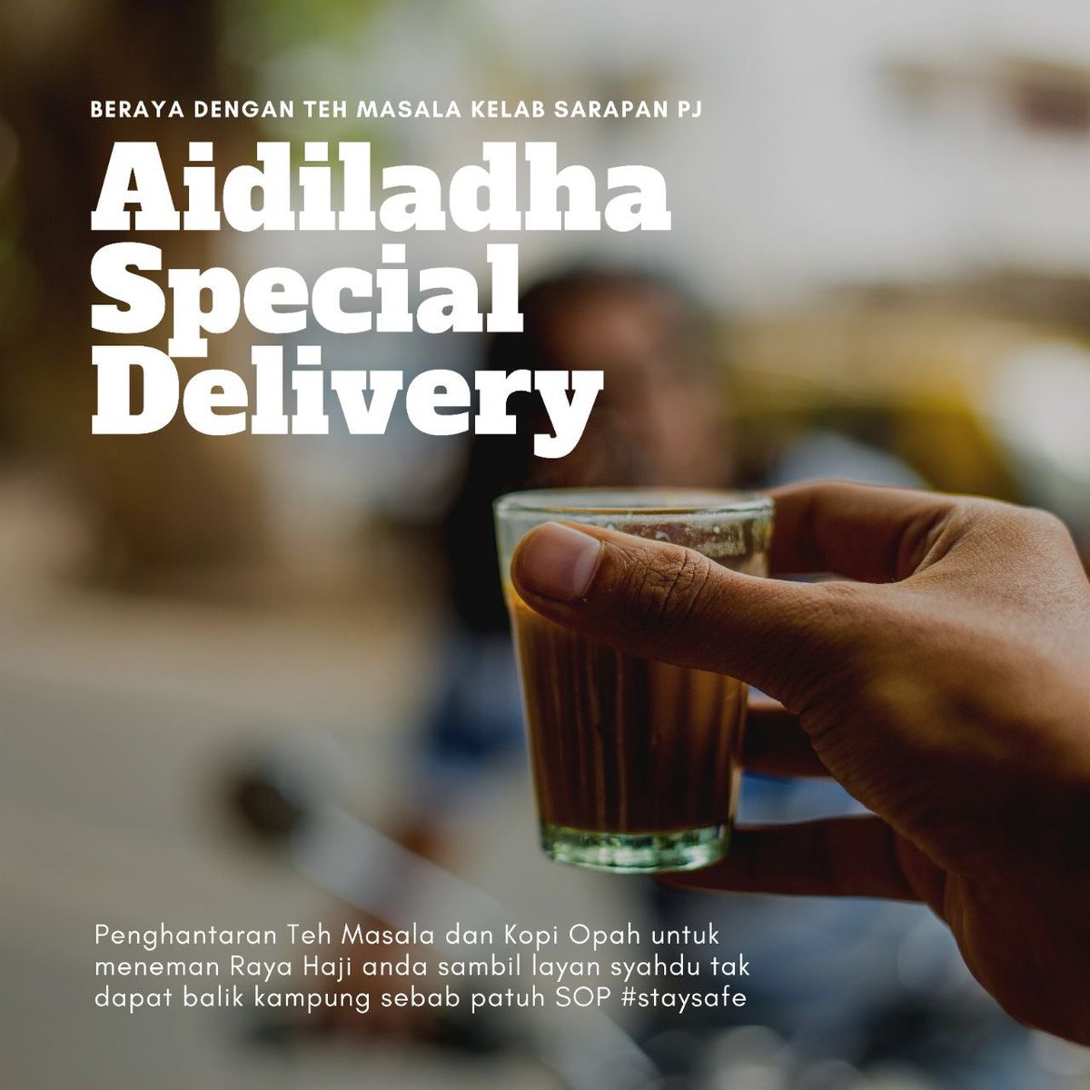 CechAdrea's tweet photo. Untuk kita-kita yang patuh SOP & tak balik kampung, kami ada teh masala untuk ceriakan pagi Aidiladha anda.
Order sekarang whatsapp
60 18 359 4908
.
.
.
#kopiopah #kelabsarapan #PJ #foodclub #kitajagakita #apakhabaranakseni
#makantime #pj #petalingjaya https://t.co/yLpIEPiKy6
