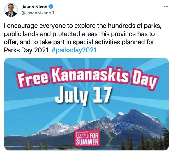 It was free from 4.5 billion years ago until June 1, 2021 #ableg #abparks