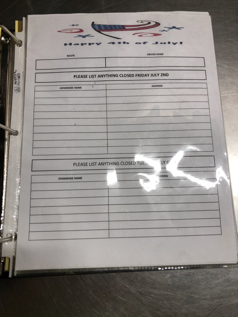 Rockville’s “What’s in my Log” book. Great idea from PT PCS Kathleen Graham to keep a log of all the safety material we share so the workforce can refer back to them or if someone was on vacation #WeAreRockville