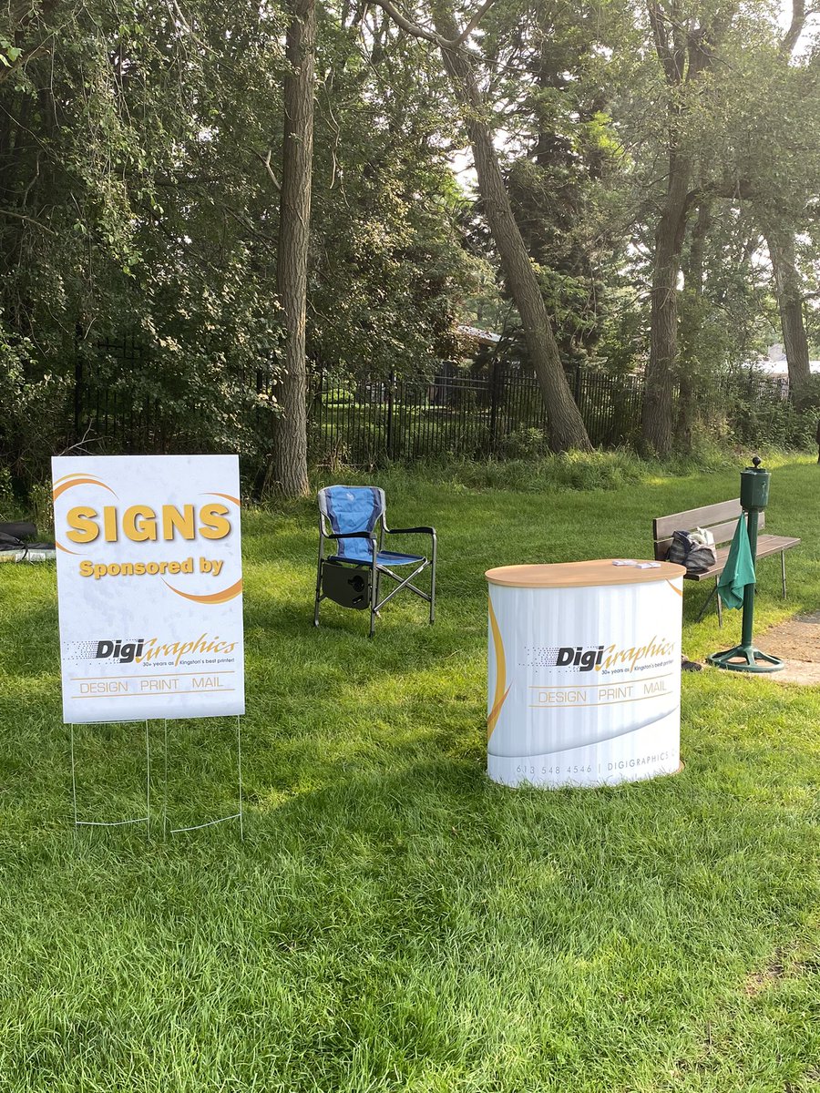 digi_graphics's tweet image. Great day at Hole 5 at the Cataraqui Golf Club for the Chamber Classic!