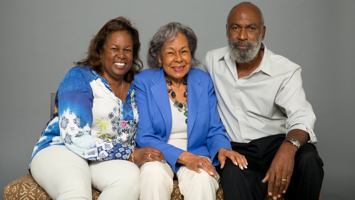 Sharon Robinson, Rachel Robinson, and David Robinson