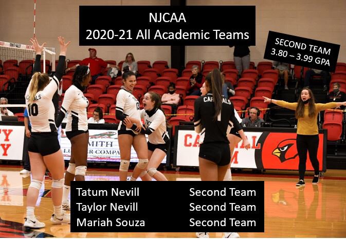 TVCCvball's tweet image. 2020-21 NJCAA All Academic Honors 🏆 Congratulations to our VB honorees! We had 11 athletes awarded over the three academic teams! 
#studentathlete #workhardstudyhard