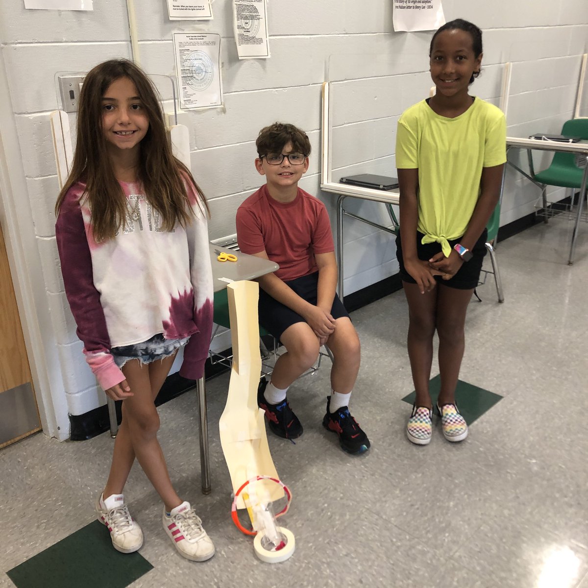 Day 1 of Engineer it! * We built rollercoasters! 🎢 @MagicInThird <a href="/HazletProud/">Hazlet Township Public Schools</a>  #hazletproud #engineers