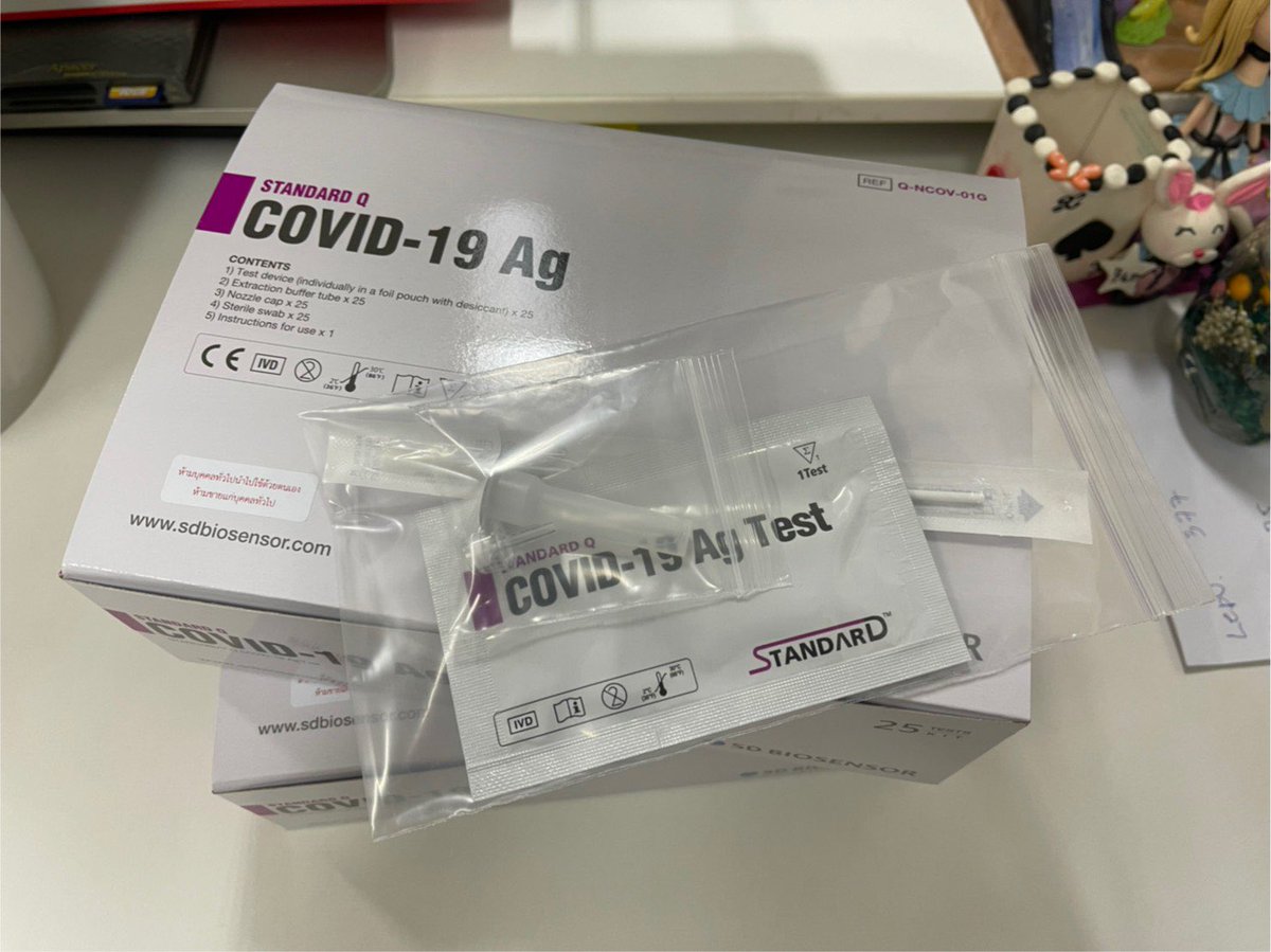 yeyy_e's tweet photo. ราคา พิเศษ ถึง สิ้นเดือนนี้ July 31 !!!!
SD Biosensor(Korea)450 บาท/ชุดราคารวมส่งแล้วค่ะ
ตัดรอบส่งวันละสองรอบ
19:00  ส่งของโดย J&amp;T วันรุ่งขึ้นก่อนเที่ยง
14:00  ส่งของโดย J&amp;T ช่วงเย็น
#ชุดตรวจโควิด #ชุดตรวจโควิดเกาหลี #ชุดตรวจโควิดพร้อมส่ง #ชุดตรวจcovid19 #ชุดตรวจโควิดด้วยตัวเอง https://t.co/B3mb7WVq90