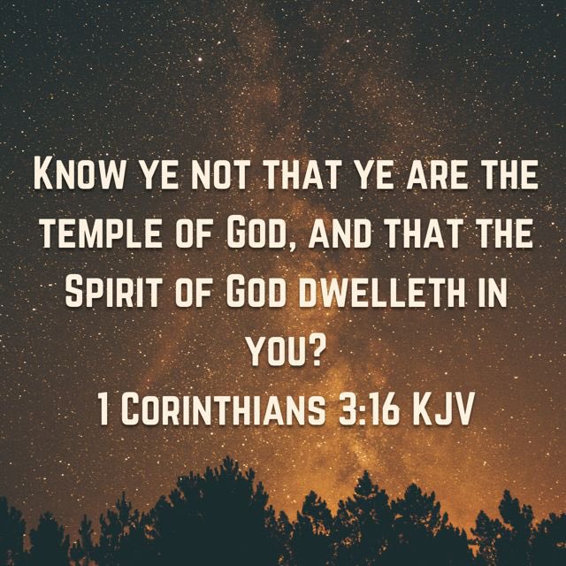 “Know ye not that ye are the Temple of God, & that the Spirit of God dwelleth in you?!!!✝️❤️‍🔥✝️ #HolySpirit #divinemercy #love #TempleOfGod #Jesus #prayer #dignity #CatholicChurch #catholictwitter #Christ #christian