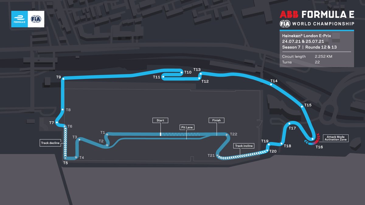 REVEALED! Here's the brand new indoor-outside track we'll be racing on this weekend at the 2021 <a href="/Heineken/">Heineken</a> #LondonEPrix 

@ExCeLLondon