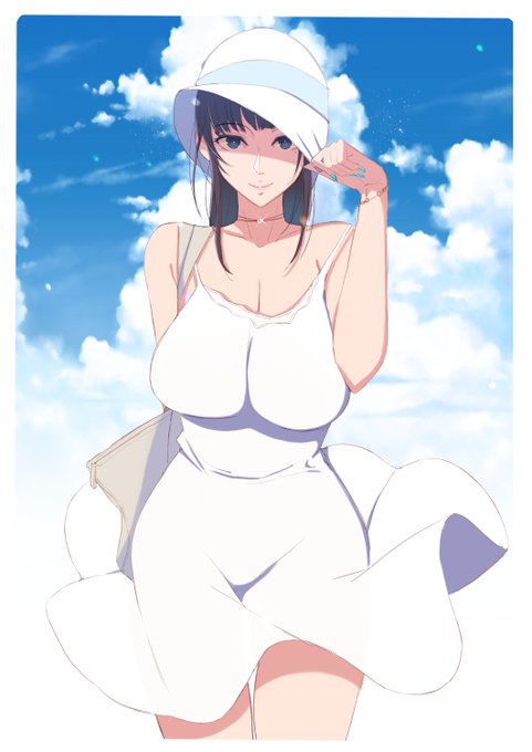 乳首塗るの疲れたので
夏っぽい絵を 