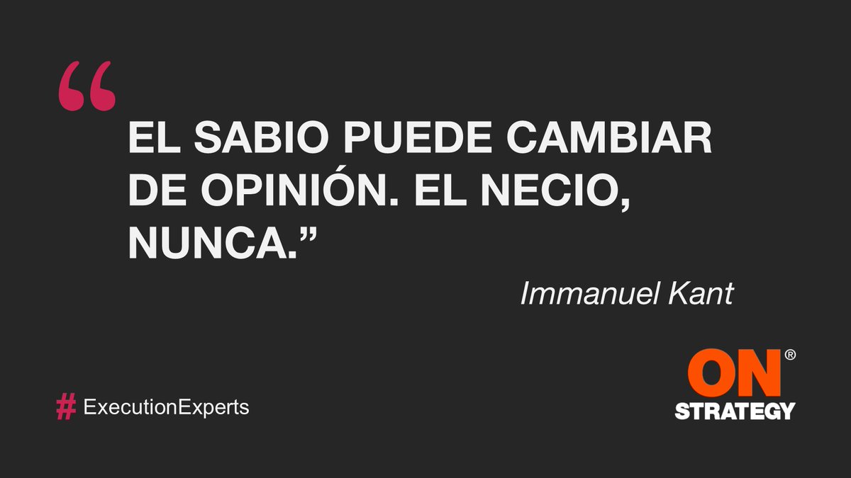 on_strategy's tweet image. #ExecutionExperts #FrasesON #TheStrategyFirst