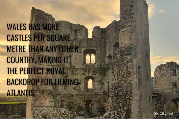 sidcityonline's tweet photo. Wales has more castles per square metre than any other country, making it the perfect royal backdrop for filming #Atlantis.
#LocationFacts #AlexanderSiddig https://t.co/8VQ8pYJplh