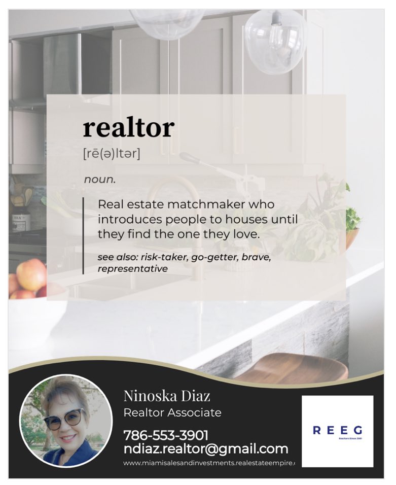 ninosday's tweet image. Need a match made in heaven? I don't stop until I find you the perfect home.

#Realtor #Matchmaker #PerfectFind #HomeSweetHome #HomeFinder #DreamHome #RealEstate #RealEstateAgent #ninoskadiazrealtor #ninosdays #miamisalesandinvestments