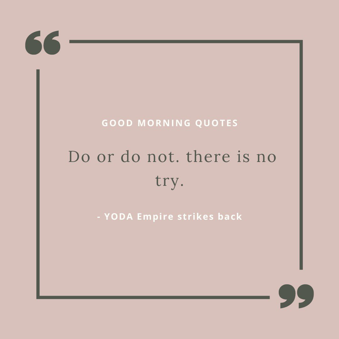 PinkworthShop's tweet photo. "Try" is self-denigrating. It essentially means that you’r not capable of doing a certain task - or at the very least lack the necessary self-confidence to do it. It implies you are not sure if you can do it. By eliminating the word try, you make up your mind to either do or not. https://t.co/dXzAuXneSU