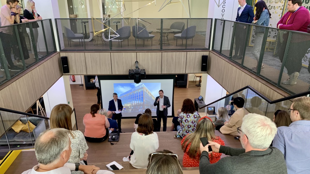 After a three year journey, #MerchantSquare has opened its doors. We are ready to welcome our people, clients and community into our new @PwC_NI’s destination workplace in the heart of Belfast city centre. pwc.to/3BlGvbU #LeadingNI