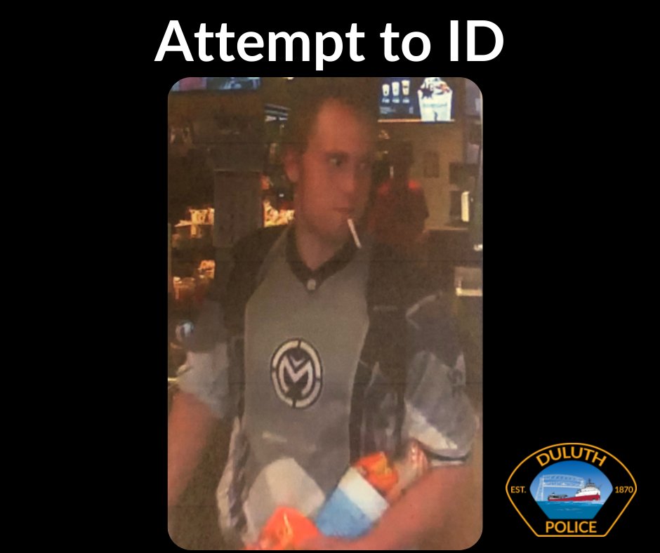 DuluthMNPolice's tweet photo. The Duluth Police Department is seeking the public’s help in identifying the individual in this photo. He was involved in a robbery with a weapon on July 14, 2021, at Kwik Trip Convenience Store on the corner of Michigan Street and 27th Ave. W. (1/2) https://t.co/ZazJlnDuKZ