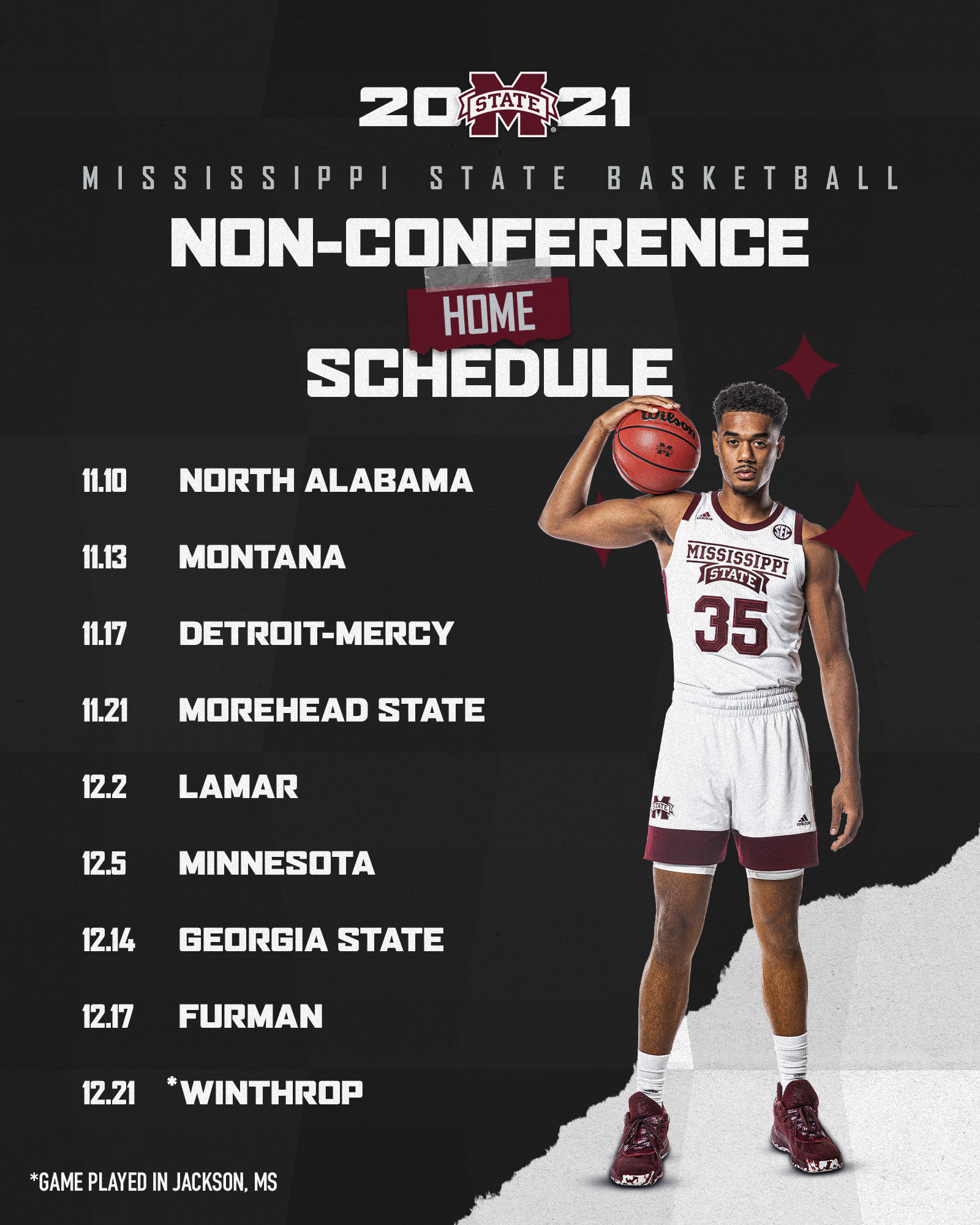 Mississippi state basketball schedule deals