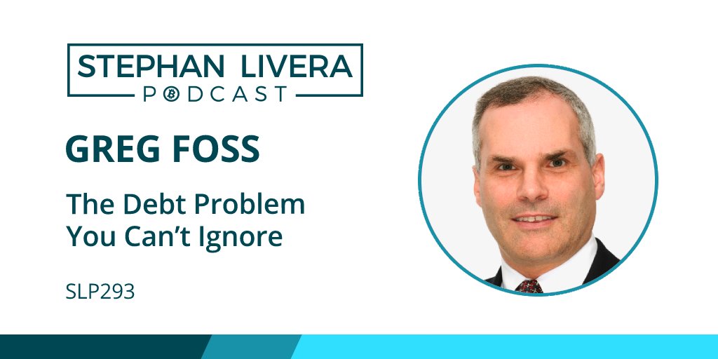 stephanlivera's tweet image. SLP293 @FossGregfoss - The Debt Problem You Can&apos;t Ignore

Greg and I chat: 
- his career in fixed income
- debt vs equity
- debt levels
- corporate vs govt debt
- could it be repudiated? or outgrown? 
- why Bitcoin is the best asymmetric trade 

stephanlivera.com/episode/293/
