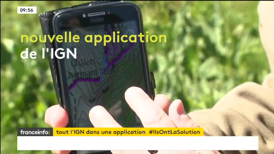 IGNpresse's tweet photo. "Tout l'IGN dans une application"
#IGNrando dans #LinfoSeclaire @franceinfoplus
#JeVoyageEnFrance #Randonnée #IGN #Application #IlsOntLaSolution https://t.co/6lj4EuGJxw