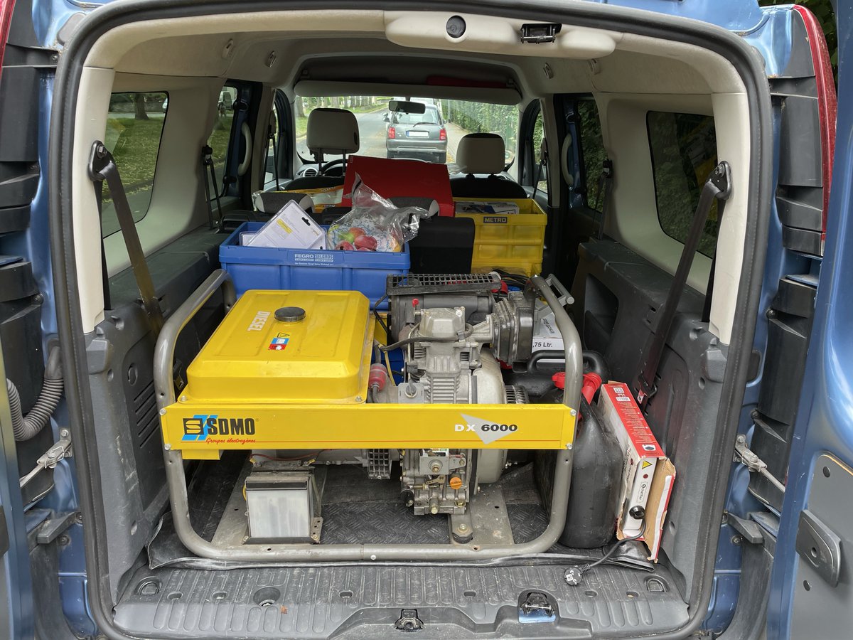 Last week, my trusted friend &amp; colleague <a href="/esatusAG/">esatus AG</a>  CEO Jürgen Eichhöfer went to a well-deserved vacation. To Bad Neuenahr, which mid-week was hit by worst rainstorms. Luckily unharmed, he went back to deliver a vanful of tools &amp; groceries. Once more, Jürgen is my personal hero.